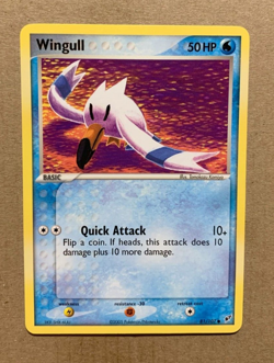 Wingull 81/107 EX Deoxys - Common Pokemon Card - NM/Mint - Image 1