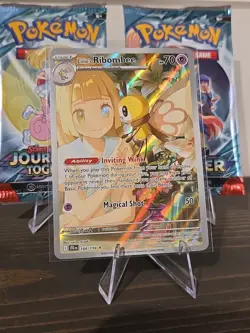 JOURNEY TOGETHER POKEMON CARDS LOT 💎2 SEALED PACKS💎 Lillie's Ribombee 164/159 - Image 2