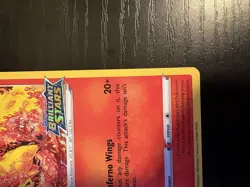 Moltres SWSH185 Stamped Brilliant Stars Pokemon Card TCG NM Black Star Promo - Image 2