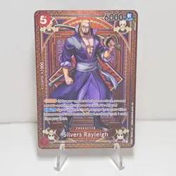 One Piece Silvers Rayleigh Card SP Alt Art OP09-005 Red English OP11 TCG Blocker - Image 1
