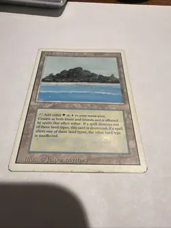 Magic the Gathering Tropical Island Land Revised Edition HP - Image 2