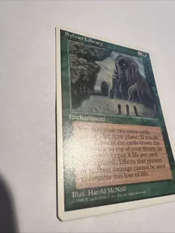 Sylvan Library MTG Core Set 4th Edition Regular - Image 1