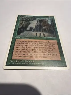 Sylvan Library MTG Core Set 4th Edition Regular - Image 3