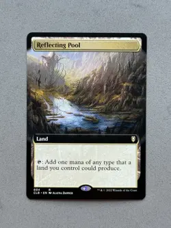 MTG Reflecting Pool #604 (EXTENDED ART) Commander Legends Baldur's Gate CLB - NM - Image 1