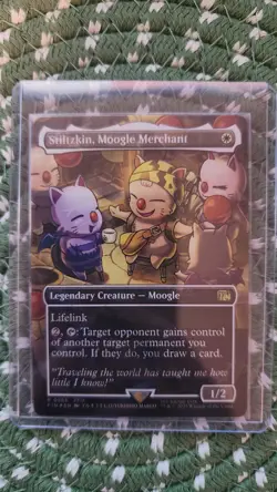 Stilzkin, Moogle Merchant 0565 FIN Final Fantasy (Borderless Chocobo Track Foil) - Image 1