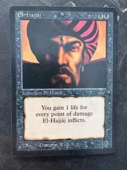 *** ARABIAN NIGHTS El-Hajjaj *** NM-Mint Beauty! - DUTY PAID - Magic MtG - Image 1