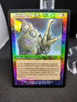 Urza's Destiny MTG FOIL Festering Wound Magic - Image 1