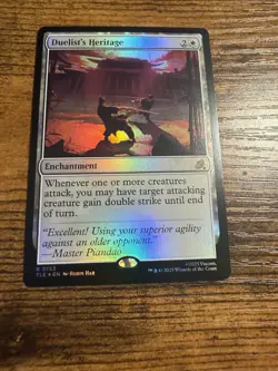 MTG Magic The Gathering Avatar Eternal Rare FOIL Duelist's Heritage - Image 1