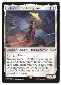 Celestine, the Living Saint 10 MTG 40K NM - Image 1