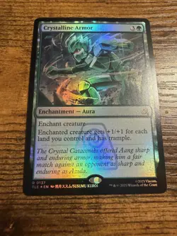 MTG Magic The Gathering Avatar Eternal Rare FOIL Crystaline Armor - Image 1