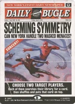 MTG Scheming Symmetry (1997) *Non-Foil* Secret Lair: Spider-Man MT/NM Free Ship - Image 1