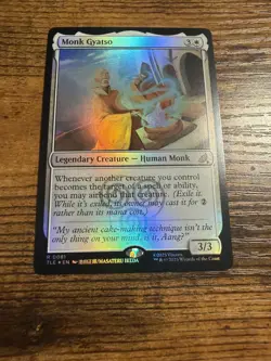 MTG Magic The Gathering Avatar Eternal Rare FOIL Monk Gyatso - Image 1