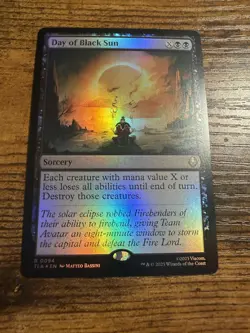 MTG Magic The Gathering Avatar Rare FOIL Day of Black Sun - Image 1