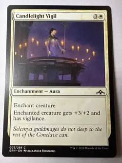 Candlelight Vigil MTG C Guilds of Ravnica 3 LP - Image 1