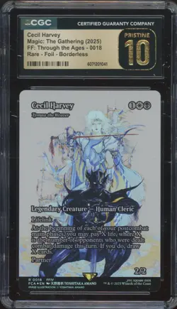 2025 Magic The Gathering Through The Ages Rare Foil Cecil Harvey Pristine CGC 10 - Image 1