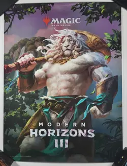 (Foil) Modern Horizons 3 - Limited Promo Poster: Goldmane - Magic the Gathering - Image 1