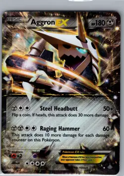 Aggron EX 93/160 XY - Primal Clash - Pokemon Card - LP - Image 1