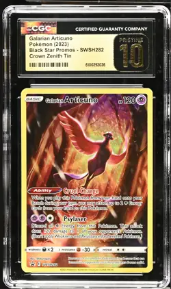 GALARIAN ARTICUNO Sword & Shield Promo #SWSH282 CGC Pristine 10 Pokemon - Image 1
