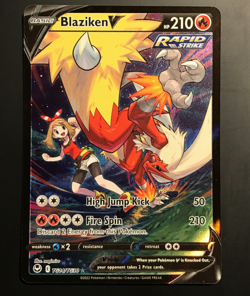 Pokemon Blaziken V TG14/TG30: Sword & Shield -Silver Tempest Trainer Gallery NM - Image 1