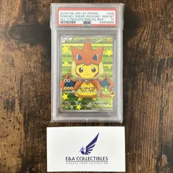 2016 Pokemon Charizard Y Pikachu Poncho Japanese Full Art Promo 208 PSA 10 - Image 2