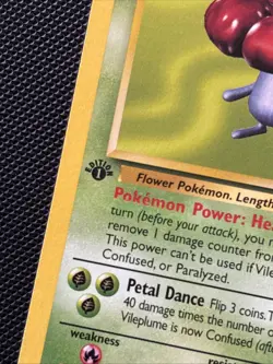 1999 Pokemon Jungle 1st Ed WotC 31/64 Vileplume Non-Holo - Image 2