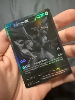 Zekrom ex - 172/086 - Pokemon Black Bolt Secret Rare NM - Image 1
