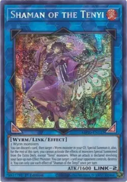 Yugioh! MP Shaman of the Tenyi - MP20-EN122 - Prismatic Secret Rare - 1st Editio - Image 1