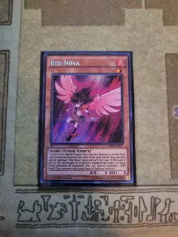 YUGIOH RED NOVA DRL3-EN017 SECRET 1ST EDITION NM - Image 1