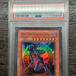 Dark Magician Of Chaos - 1st Edition PSA 8 - IOC-065 ULTRA RARE HOLO Yu-Gi-Oh! - Image 2