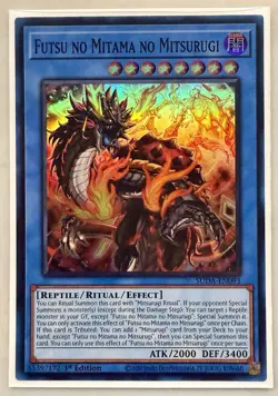 Yu-Gi-Oh! TCG Futsu no Mitama no Mitsurugi SUDA-EN093 Super Rare 1st Ed NM - Image 1