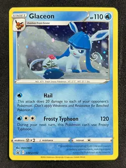 SWSH: Sword & Shield Promo Cards #SWSH192 Glaceon Cosmos HD SWIRL - Image 1