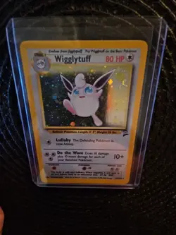 Pokemon 1999 Vintage TCG Wigglytuff Base Set 2 Holo Unlimited Rare Card #19/130 - Image 4