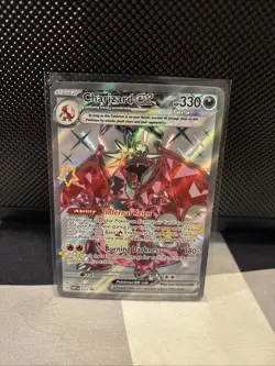 Pokemon TCG Charizard EX Scarlet & Violet Paldean Fates Promo Card #74 - - Image 1
