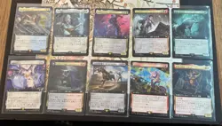 MTG Magic the Gathering Final Fantasy Lot Of 10 Borderless Cards AUC 6 - Image 1