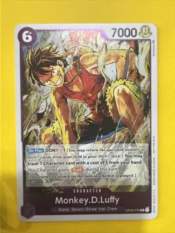 OP03-070 Monkey.D.Luffy :: Rare Foil Alternative Art One Piece TCG Card : OP04: - Image 1