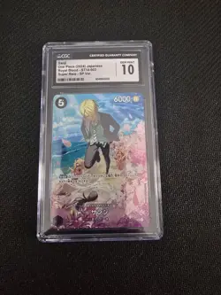 One Piece Card Game Sanji ST14-003 OP10 SP CGC 10 Japanese Gem Mint - Image 1