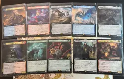 MTG Magic the Gathering Final Fantasy Lot Of 10 Borderless Cards AUC 5 - Image 1