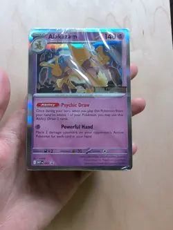 Mega Evolution Build and Battle Alakazam 003 Promo Card and Deck SEALED Pokemon - Image 1