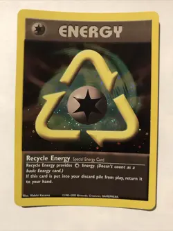 Recycle Energy - WOTC League Promo Pokemon - Holo Card - Image 1