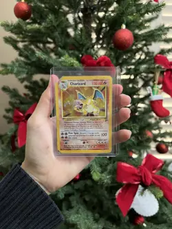 Charizard Base Set 2 Holo 4/130 Damged Pokemon Card - Image 1