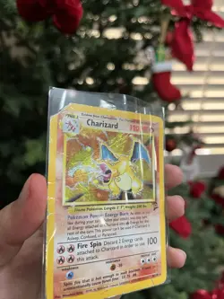 Charizard Base Set 2 Holo 4/130 Damged Pokemon Card - Image 5