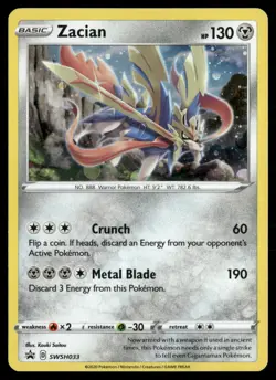 Zacian - Promo SWSH: Sword & Shield Promo Cards SWSH033 - Image 1