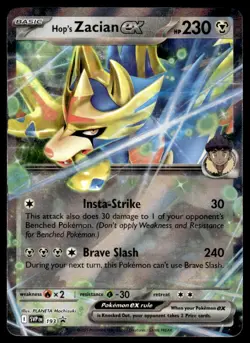 Pokemon TCG SV: Scarlet & Violet Promo Cards #SVP193 Hop's Zacian ex NM - Image 1