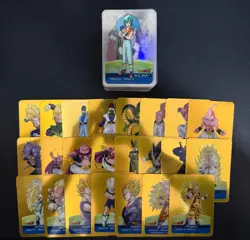 Dragon Ball Lamincards Serie Oro 150 Carte Superpotenziate Goku SSJ3 Cards - Image 1