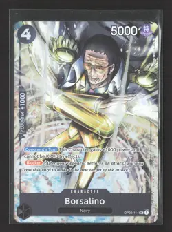 2023 Bandai One Piece Card Game Paramount War Borsalino - Image 1