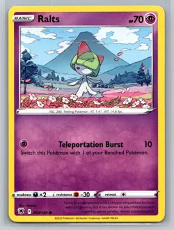 Ralts #060/189 SWSH10: Astral Radiance Common - Pokemon Cards H25 - Image 1