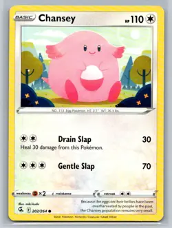 Chansey #202/264 SWSH08: Fusion Strike Common - Pokemon Cards H29 - Image 1