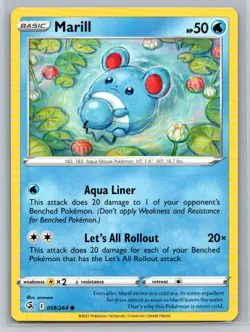 Marill #058/264 SWSH08: Fusion Strike Common - Pokemon Cards F48 - Image 1