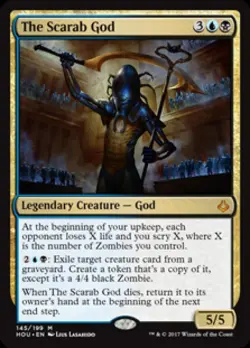 The Scarab God -Foil Light Play MTG Hour of Devastation - Image 1