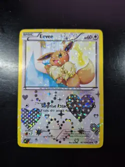 Eevee RC14/RC25 Legendary Treasures: Radiant Collection Pokemon Card HP/DMG - Image 1